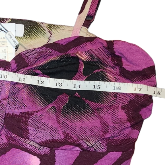 💜HP💜NWT Calvin Klein Pomegranate Multi Tank Top💜 - Picture 12 of 12